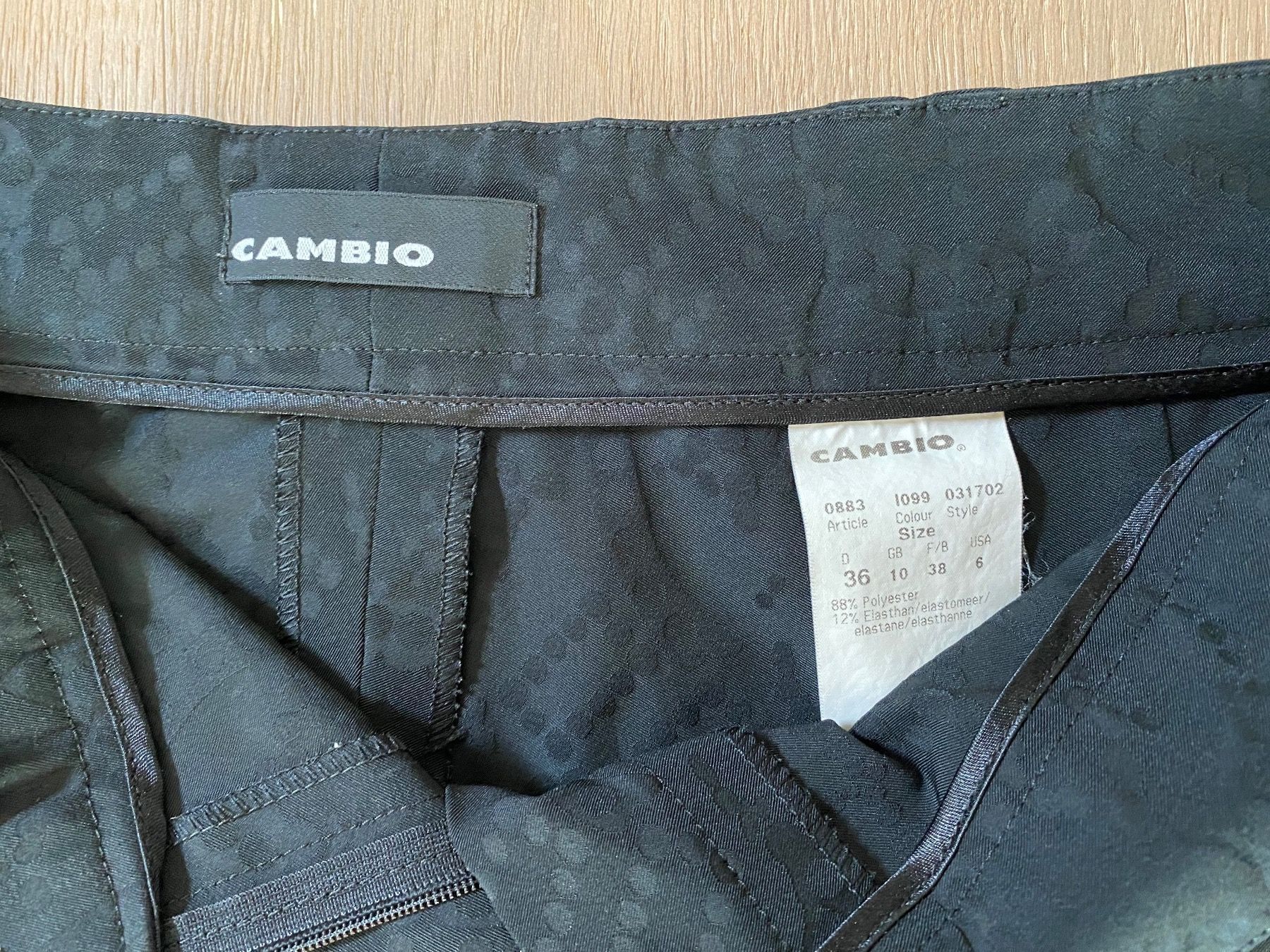 Cambio Pantaloni: Topmarke Cambio Hose schwarz Grösse 36 – Usato da Winkel venduto da Flyhy2020 3