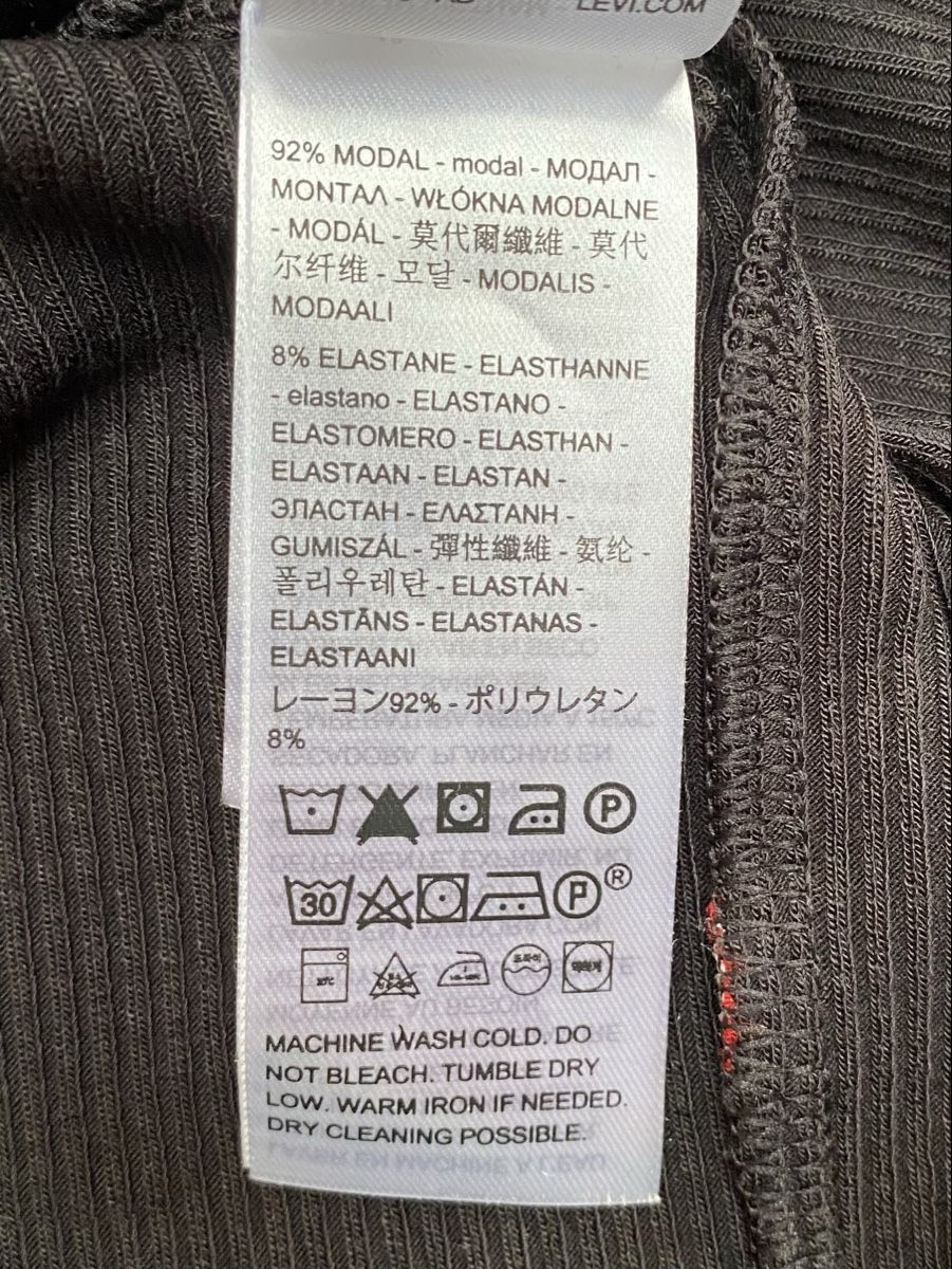 Levi's Top: Levi's Top, Ripp, Gr. L, Schwarz, Neu – Nuovo e nell'imballaggio originale da Buochs venduto da H16 7