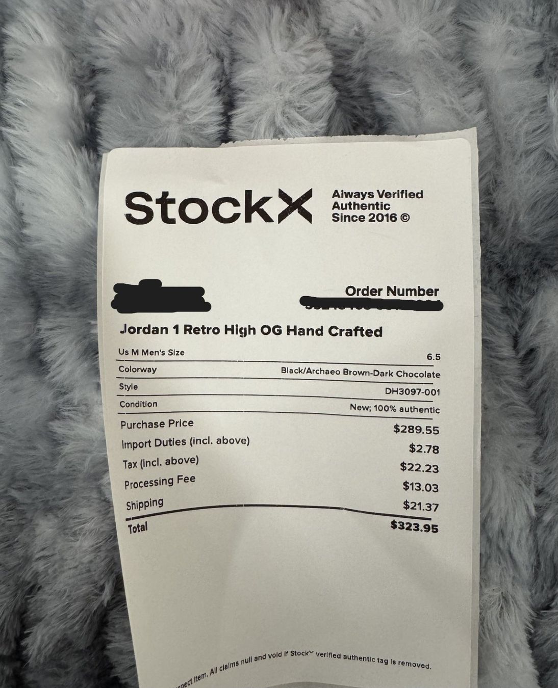 Jordan Scarpe da uomo: Jordan 1 Retro High OG Hand Crafted US 6.5 Men – Nuovo (secondo la descrizione) da Kilchberg ZH venduto da Centipaide 7