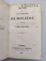 MOLIERE - OEUVRES - PARIS 1837