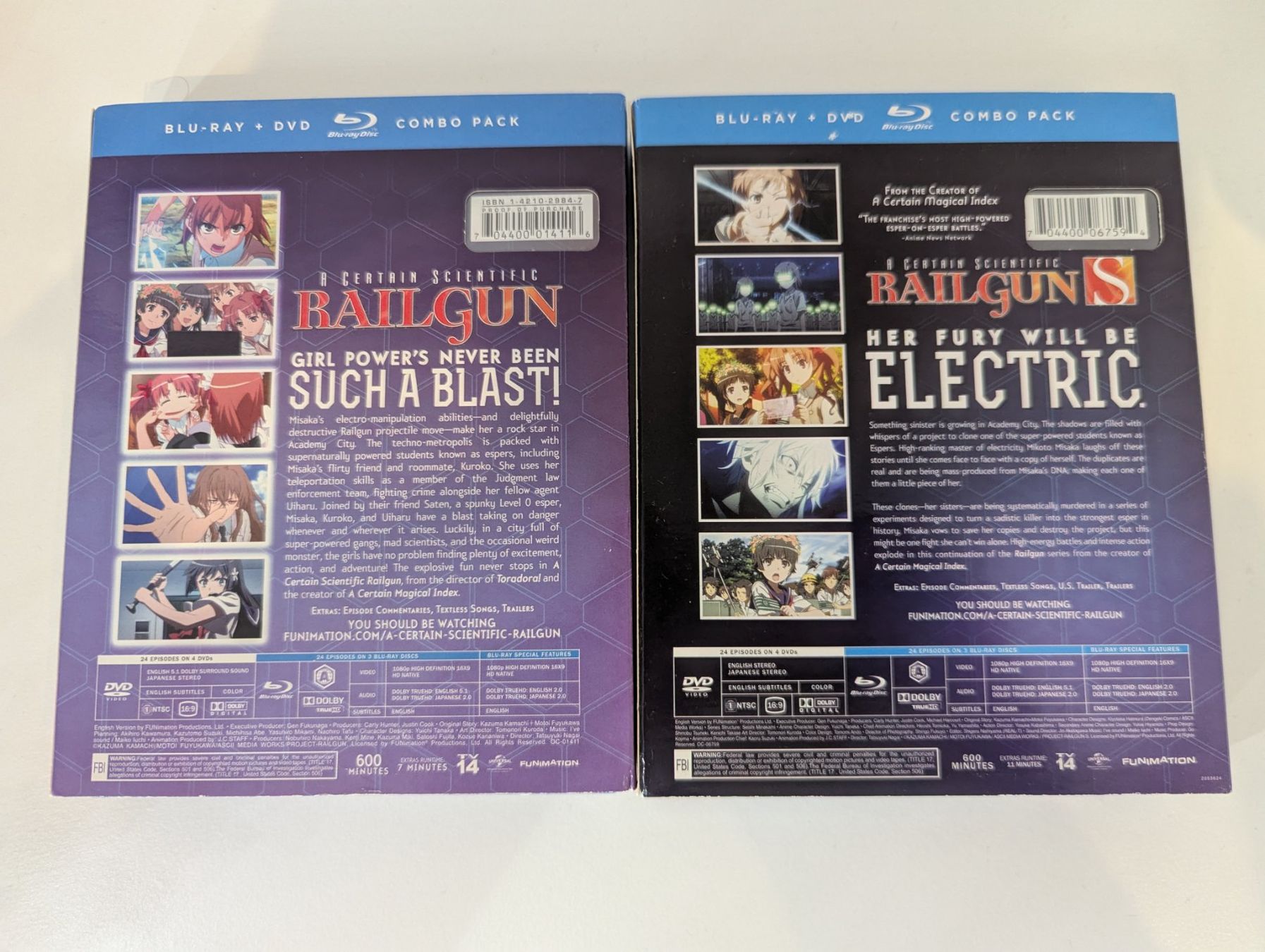 Tutti i DVDs: A Certain Magical Index & A Certain Scientific Railgun Anime – Nuovo (secondo la descrizione) da Wohlen AG venduto da IronPanther 4