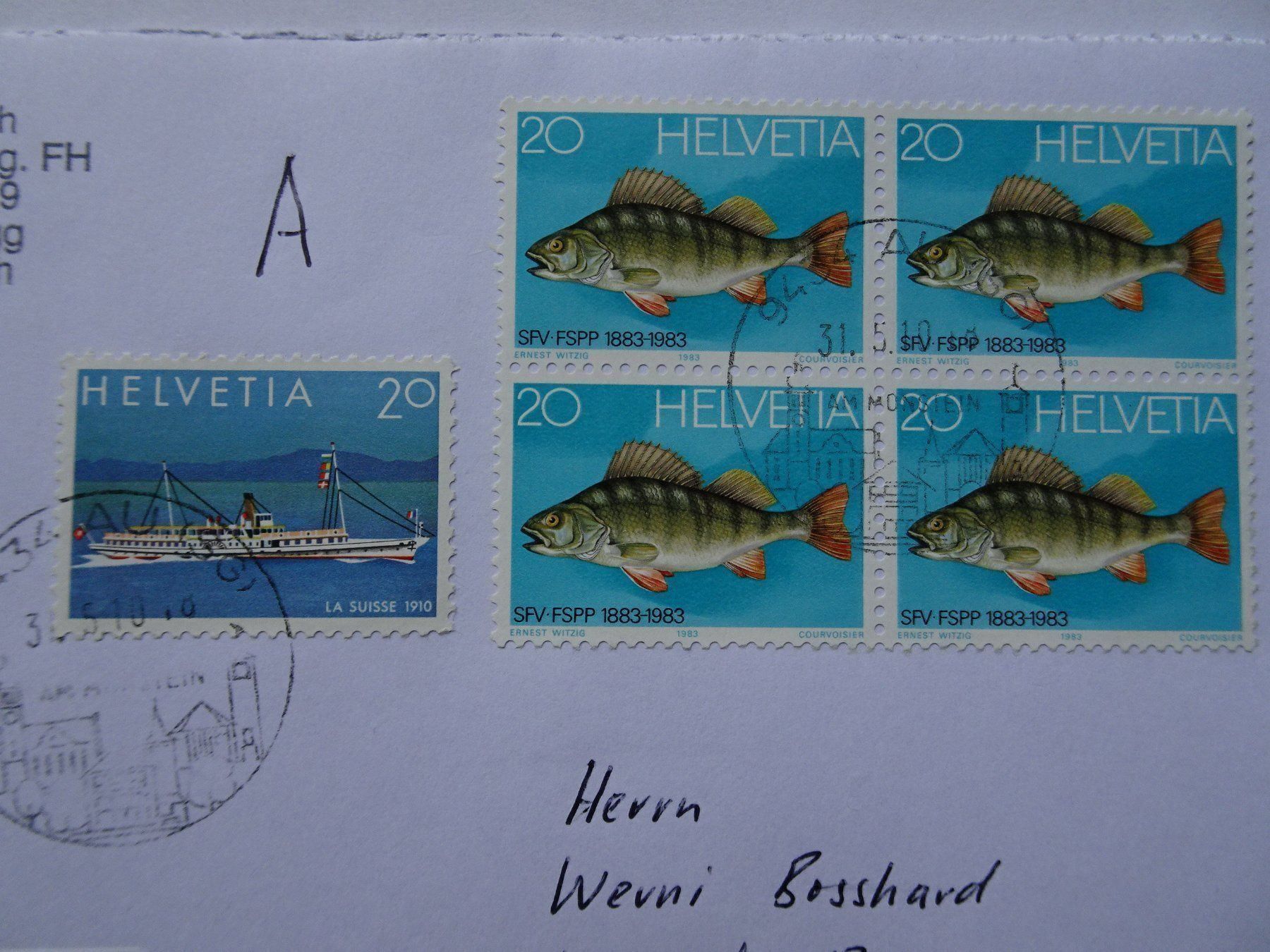 Alle Briefmarken: 1983 – Gebraucht aus Aadorf von Chnorli-Furz 1