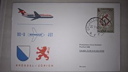 Swissair Brüssel - Zürich 20.09.1966