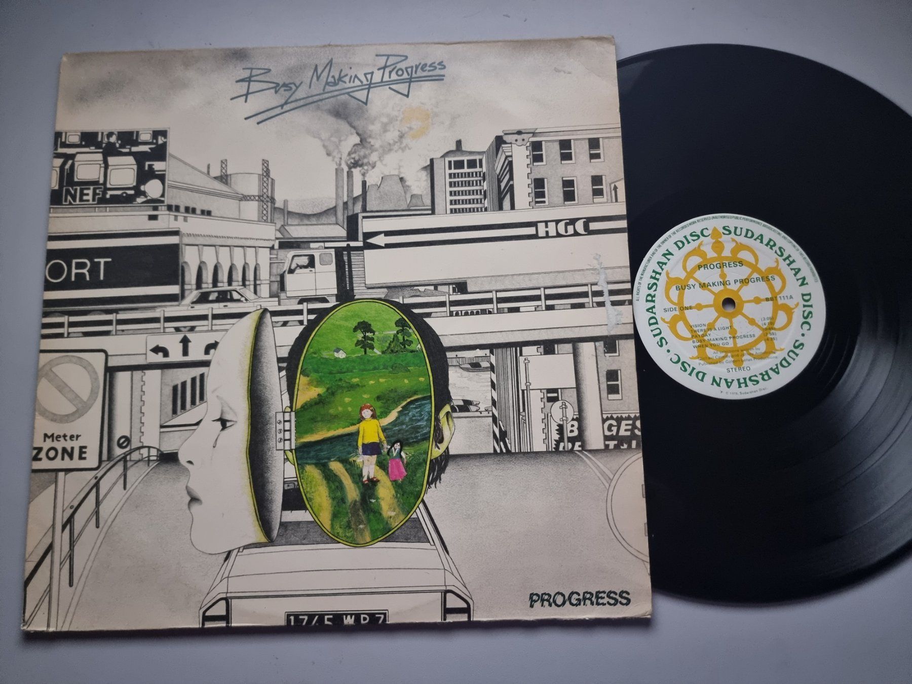 Dischi in vinile: LP Progress – Busy Making Progress – Usato da Schaffhausen venduto da Kellerrassel
