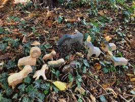Esel und Schafe - Original Ostheimer Spielfiguren