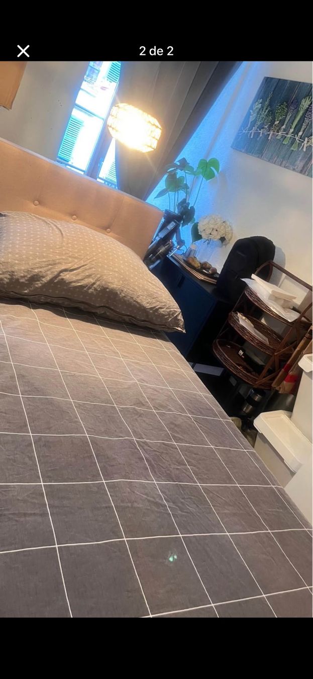 Letti: Lit complet spring box avec sommier et matelas, – Usato da Orbe venduto da br1_tyr8 1