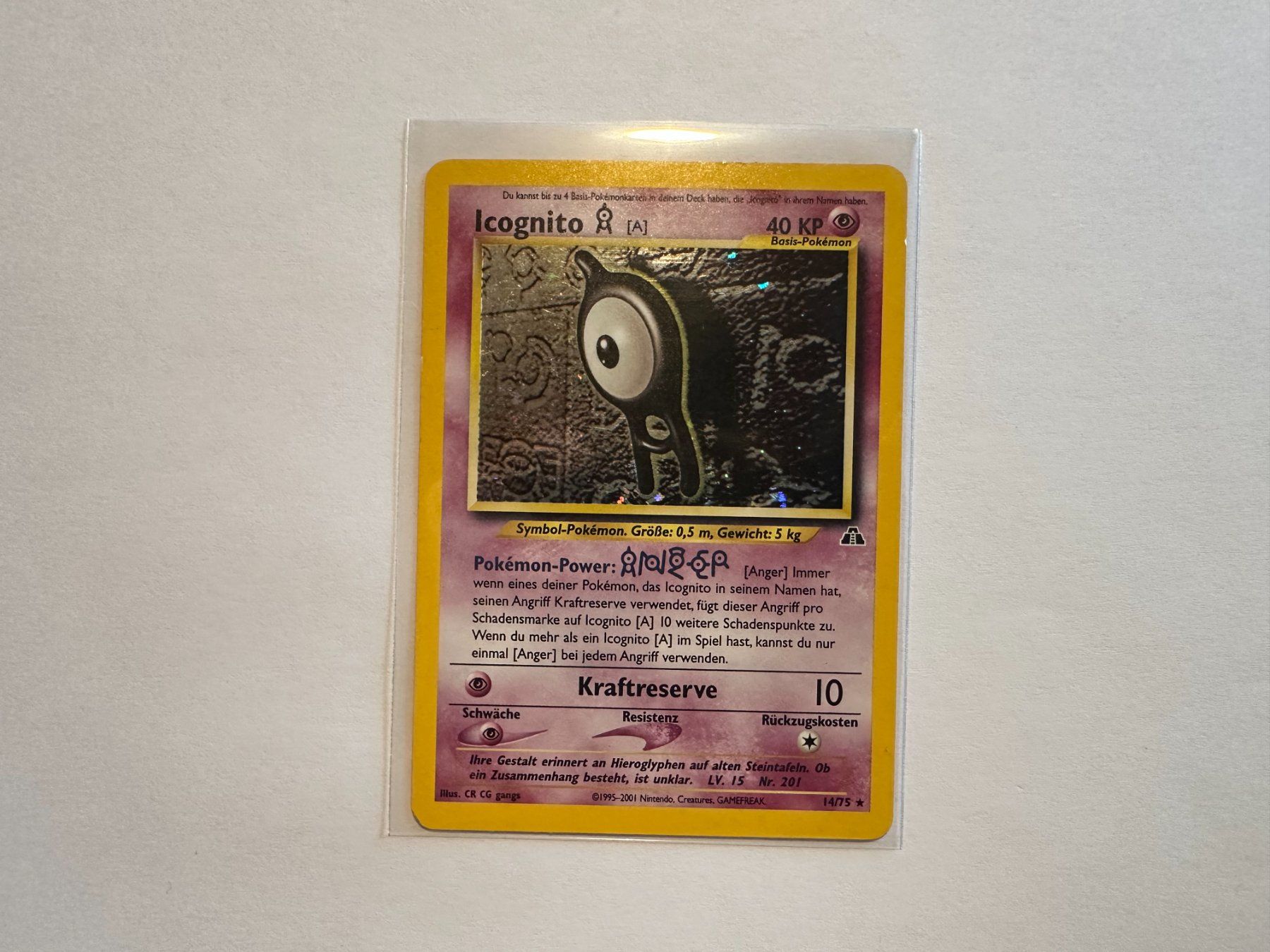 Pokémon Carte collezionabili: Icognito holo Neo Entdeckung DE – Usato da Hagendorn venduto da Pokecollectorch