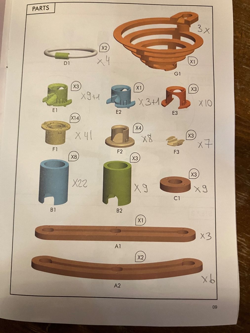Kit di costruzioni: Jeu de construction piste de bille Kugelbahn – Usato da La Neuveville venduto da Canelle4 3
