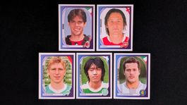 Panini UEFA Champions League 2007-2008 - Lot de 5 Stickers