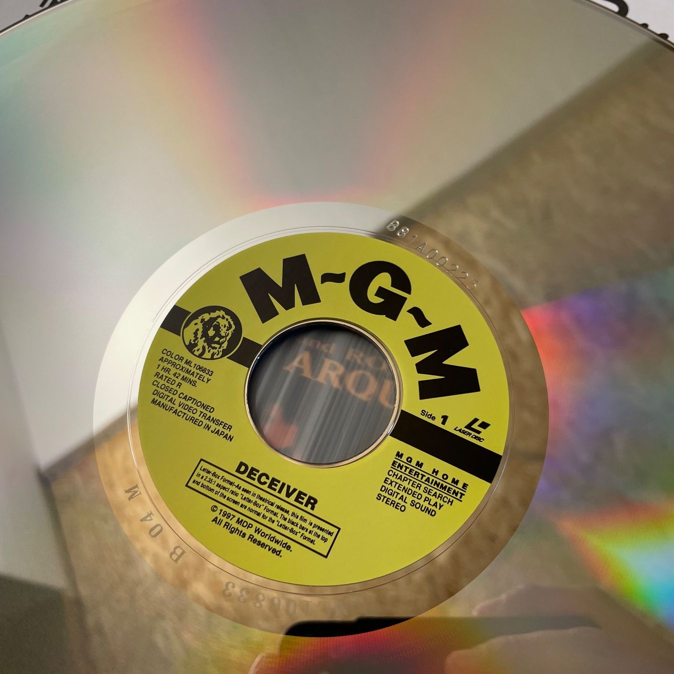 Alle DVDs: RARE: Tim Roth: DECEIVER - LASER DISC - Engl. Original – Gebraucht aus Stans von Brode 2