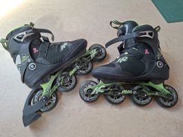 Inlineskates K2 Alexis Boa W schwarz grüne Grösse 40