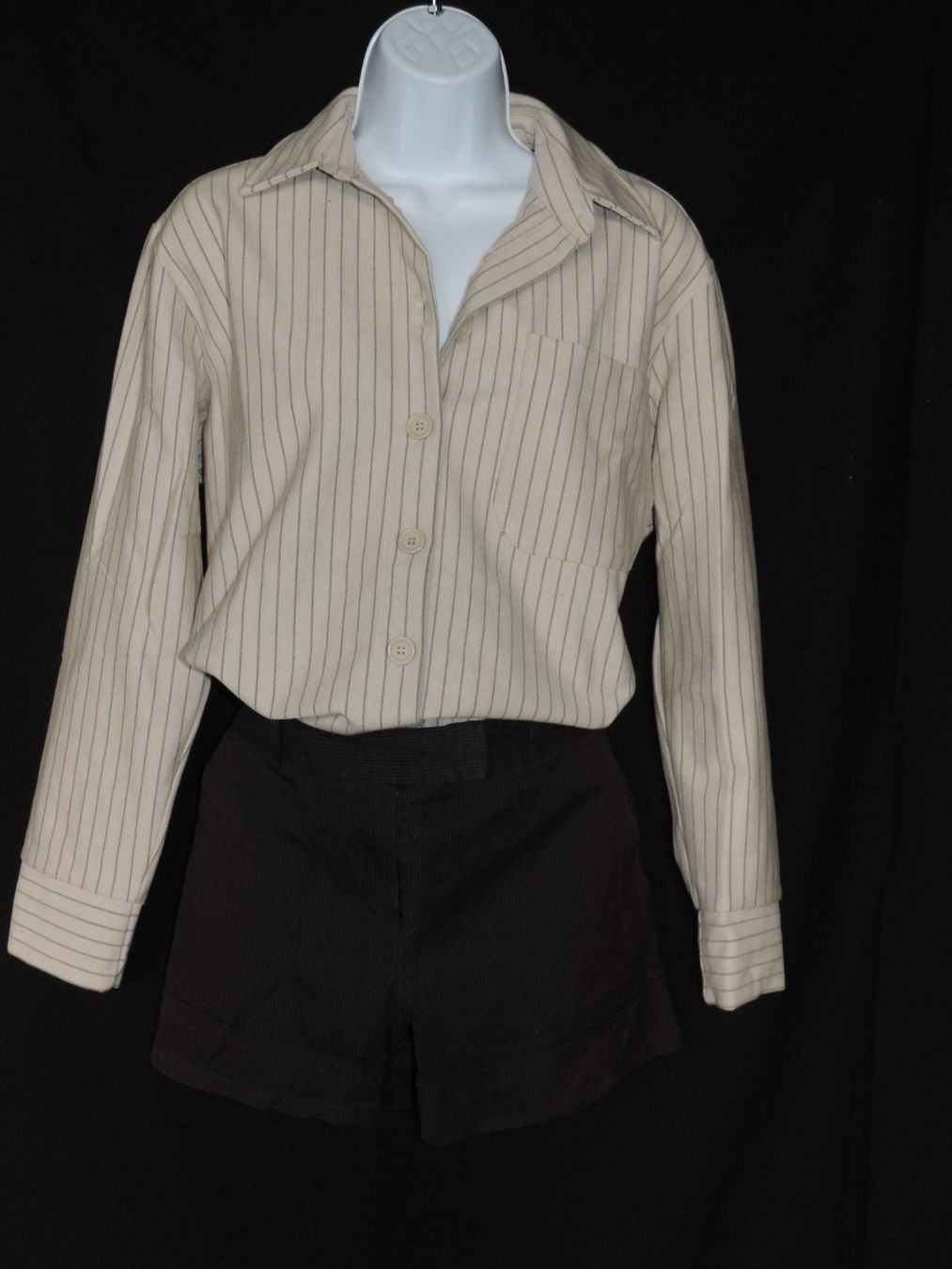 Kleiderpakete: ensemble short et chemise rayée – Gebraucht aus Genève von Axelle333 2