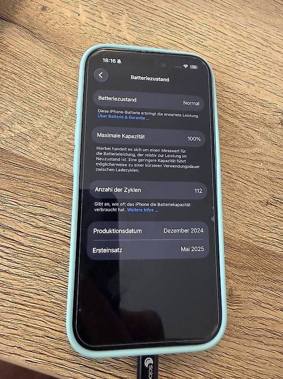 Telefoni cellulari / Smartphones: Iphone 16 teal 128gb – Usato da Menzingen venduto da Priganica 4