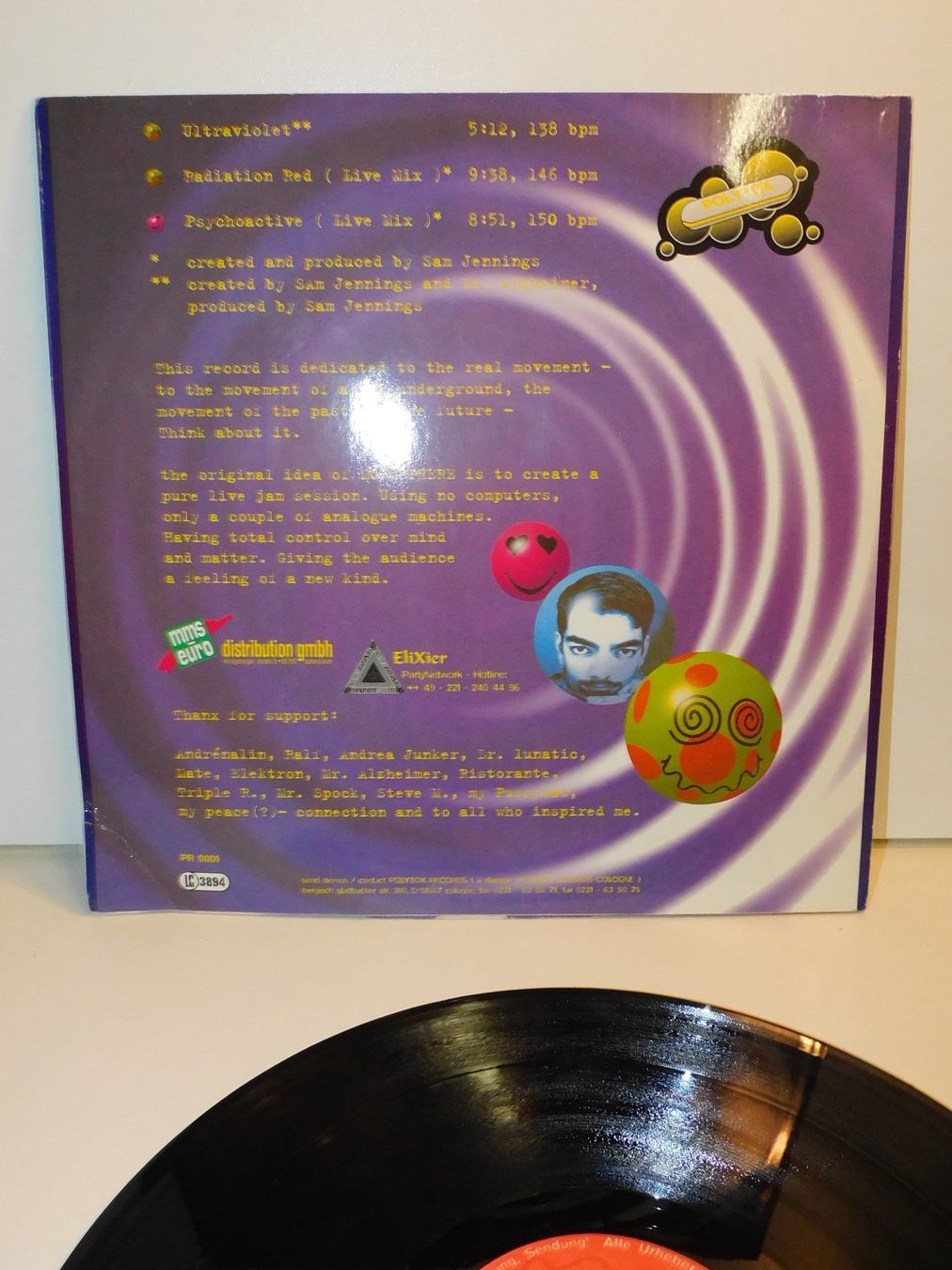 Dischi in vinile: Lp - Monospehre - Psychoactive Live Mix -   1984 - Lp – Usato da Sursee venduto da 76 2