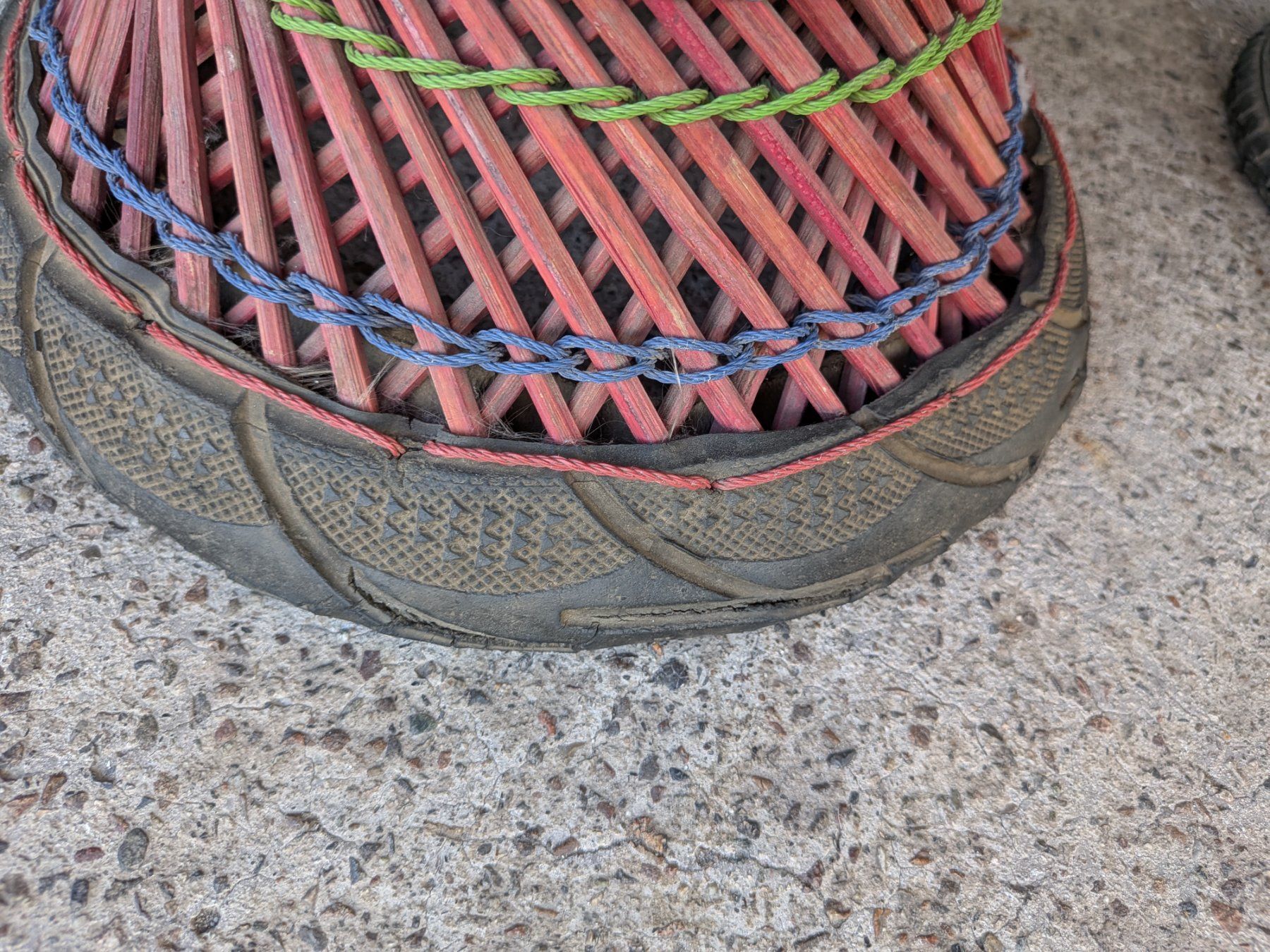 Tabourets: 2 Mudha Nepal Hocker – D'occasion à Emmen par magelan 3