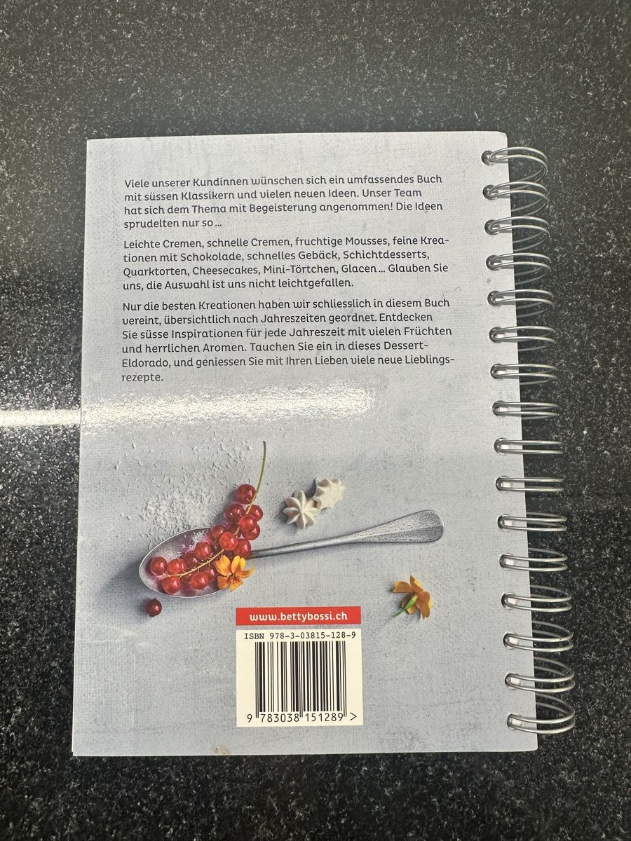 Bücher: Betty Bossi Das grosse Dessertbuch – Gebraucht aus Wangen SZ von Jaay_Sky 1