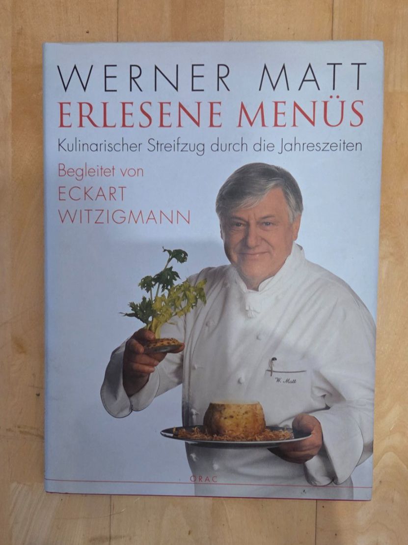 Libri: WERNER MATT ERLESENE MENÜS – Usato da Basel venduto da Danlu