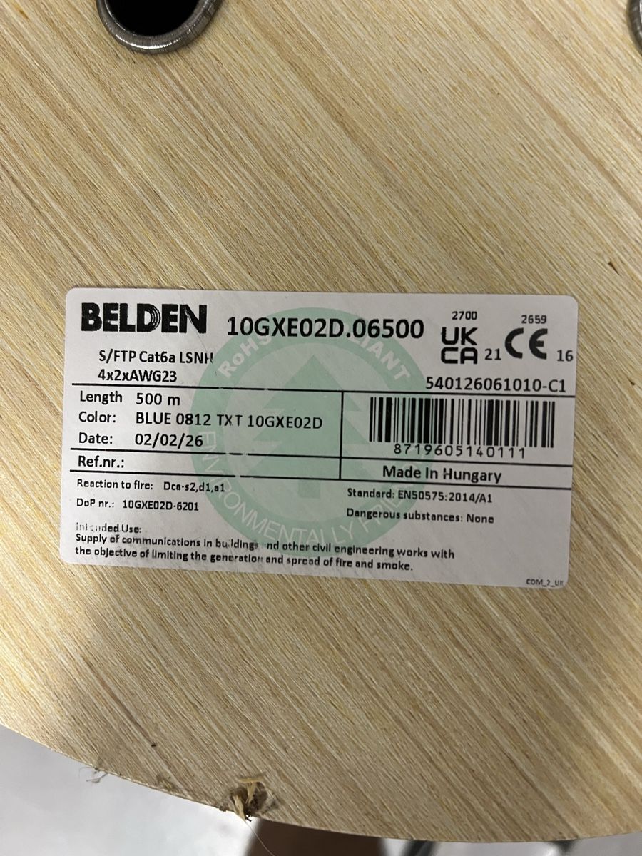Kabel: 14x Belden Cat.6A Kabelrollen – Neu und originalverpackt aus Zürich von Leo_wyn 2