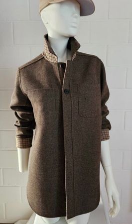 Wende-Overshirt aus Wolle von BLANCHE Gr. 38