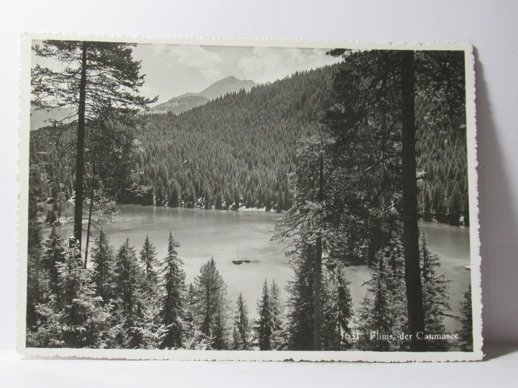 Cartoline postali: Flims , Der Caumasee 1946 – Usato da Grenchen venduto da Bluemchen1900