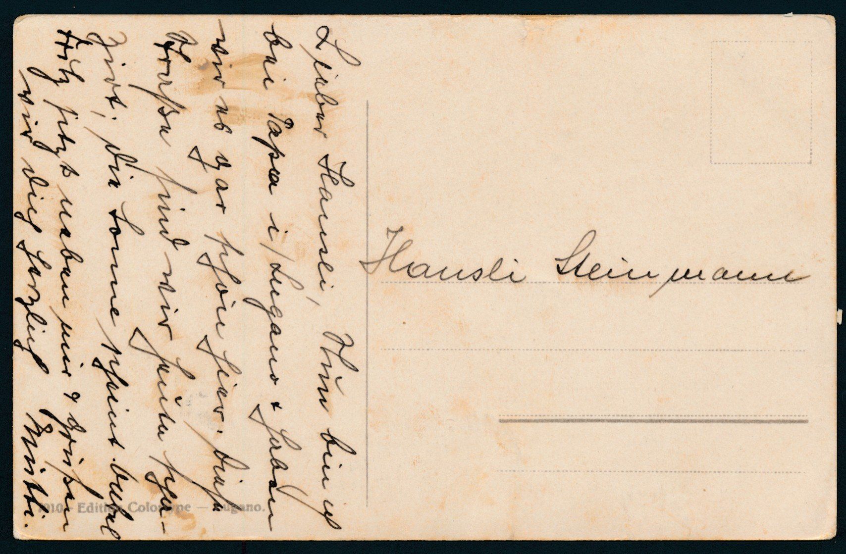 Ansichtskarten: AK: Lugano, Quai e Debarcadero Centrale – Gebraucht aus Bonau von Profila3 1