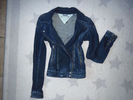 total stylische TOMMY HILFIGER Damen Jeans Jacke Gr S