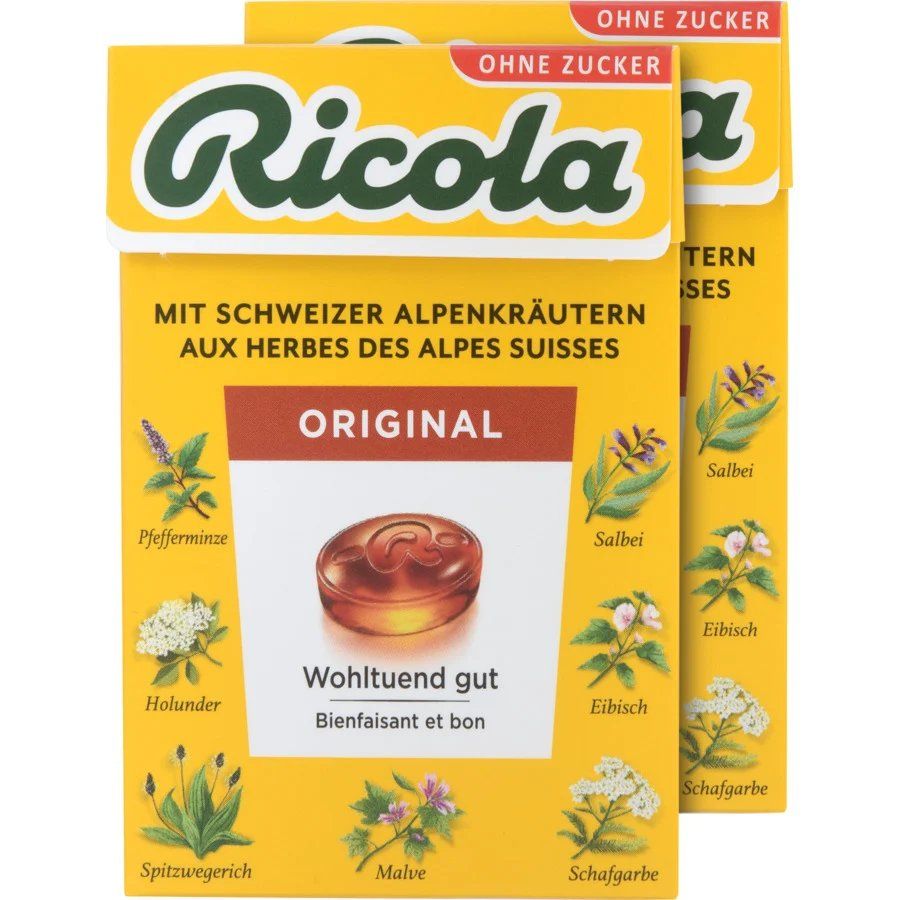Ricola Lebensmittel & Spezialitäten: Ricola Original 2 x 50g – Neu und originalverpackt aus Neuchâtel von MixoraCH