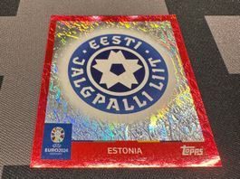 Topps Uefa Euro EM 2024 Wappen / Flag EST 1