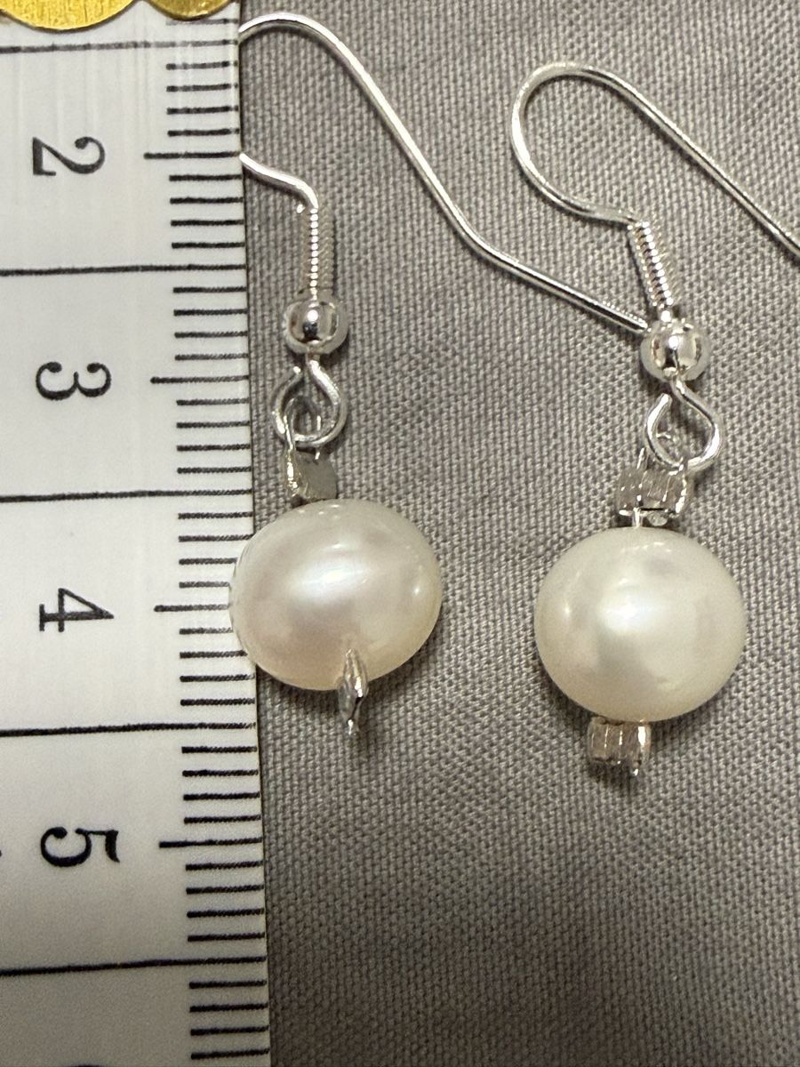 Perles (synthétiques): Echt Perlen Ohrringe  – Neuf (Voir description) à Oberhof par RealStone 3