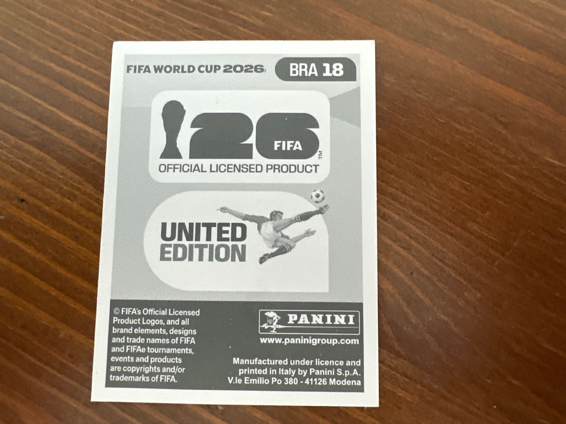 Panini Carte collezionabili: Panini BRA 18 FIFA World Cup 2026 – Nuovo e nell'imballaggio originale da Würenlos venduto da gtvlady_82 1