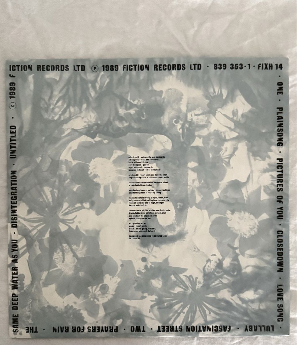 Dischi in vinile: The Cure Disintegration Vinyl LP 1989 – Usato da Goldach venduto da Messerguru 5