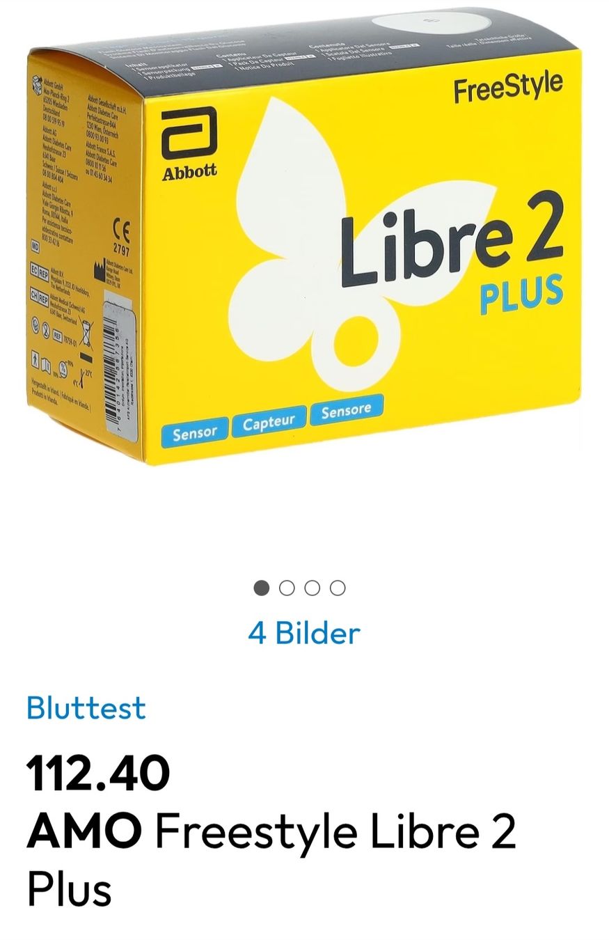 Abbott Medizinische Geräte: Freestyle Libre 2 Plus – Neu und originalverpackt aus Zürich von sav_8c2f 6