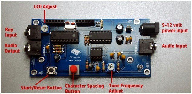 Funktechnik: CW Decoder DC7-12V 500mA Morse Code Decoder Morse Code Train – Gebraucht aus Dottikon von  2