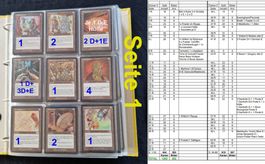 Magic The Gathering #5 Ordner: 1263 Karten& Total 552 Bilder