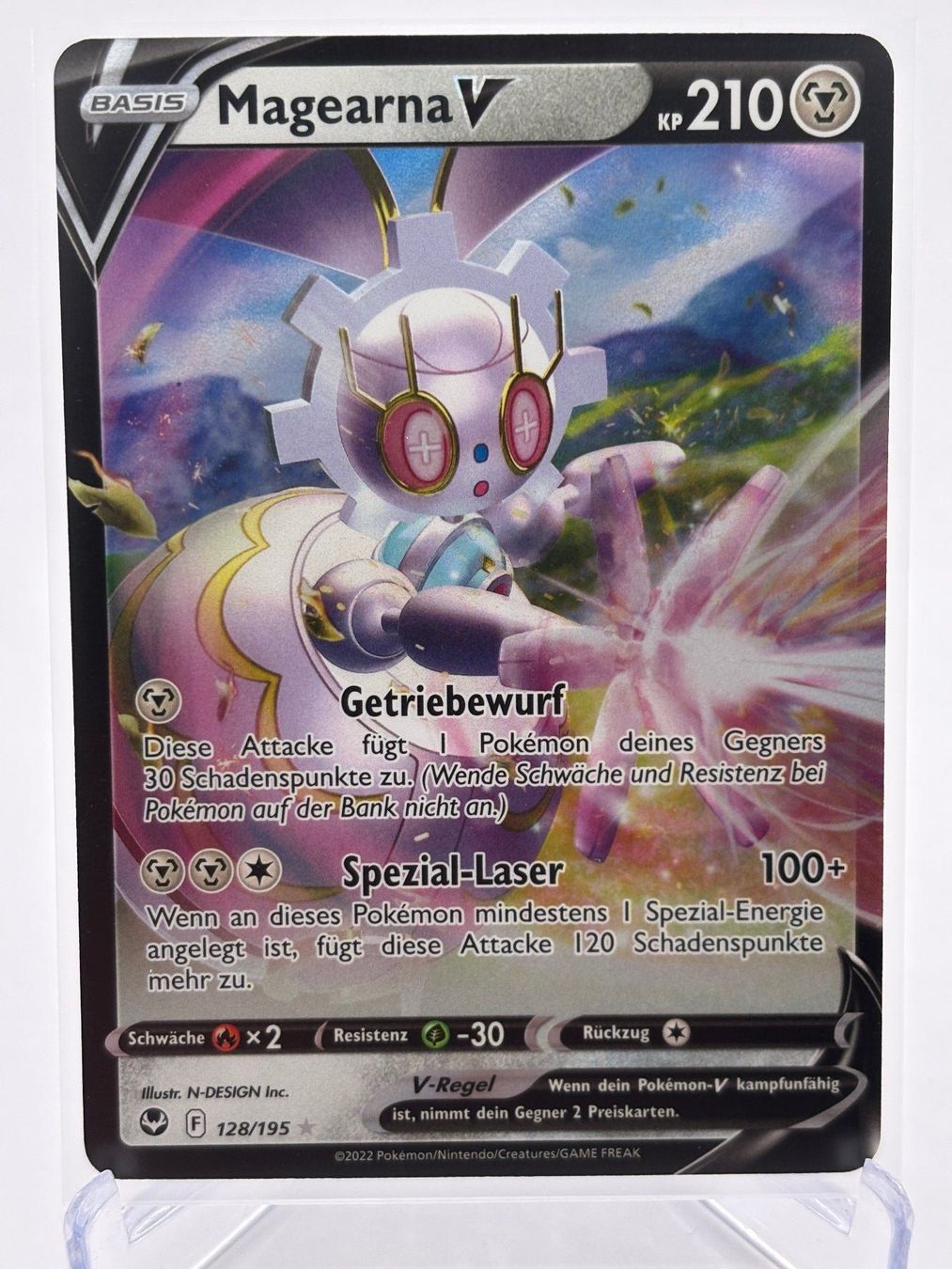 Pokémon Sammelbilder & Trading cards: Silberne Sturmwinde - Magearna V  (SIT 128) - DE – Neu (gemäss Beschreibung) aus Allschwil von Bullach