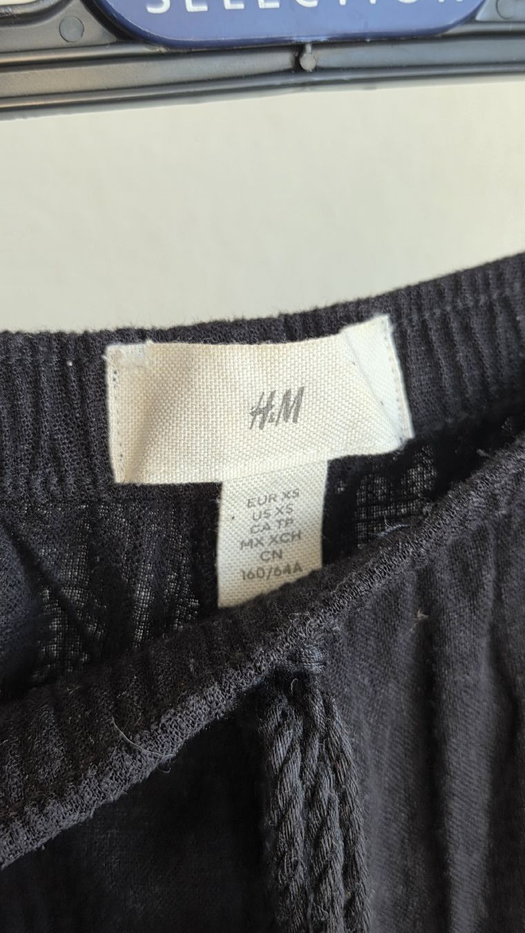 H&M Pantaloni: Sommerhose, Gr. XS, Schwarz – Nuovo (secondo la descrizione) da Kreuzlingen venduto da MeinKleinesAtelier 3