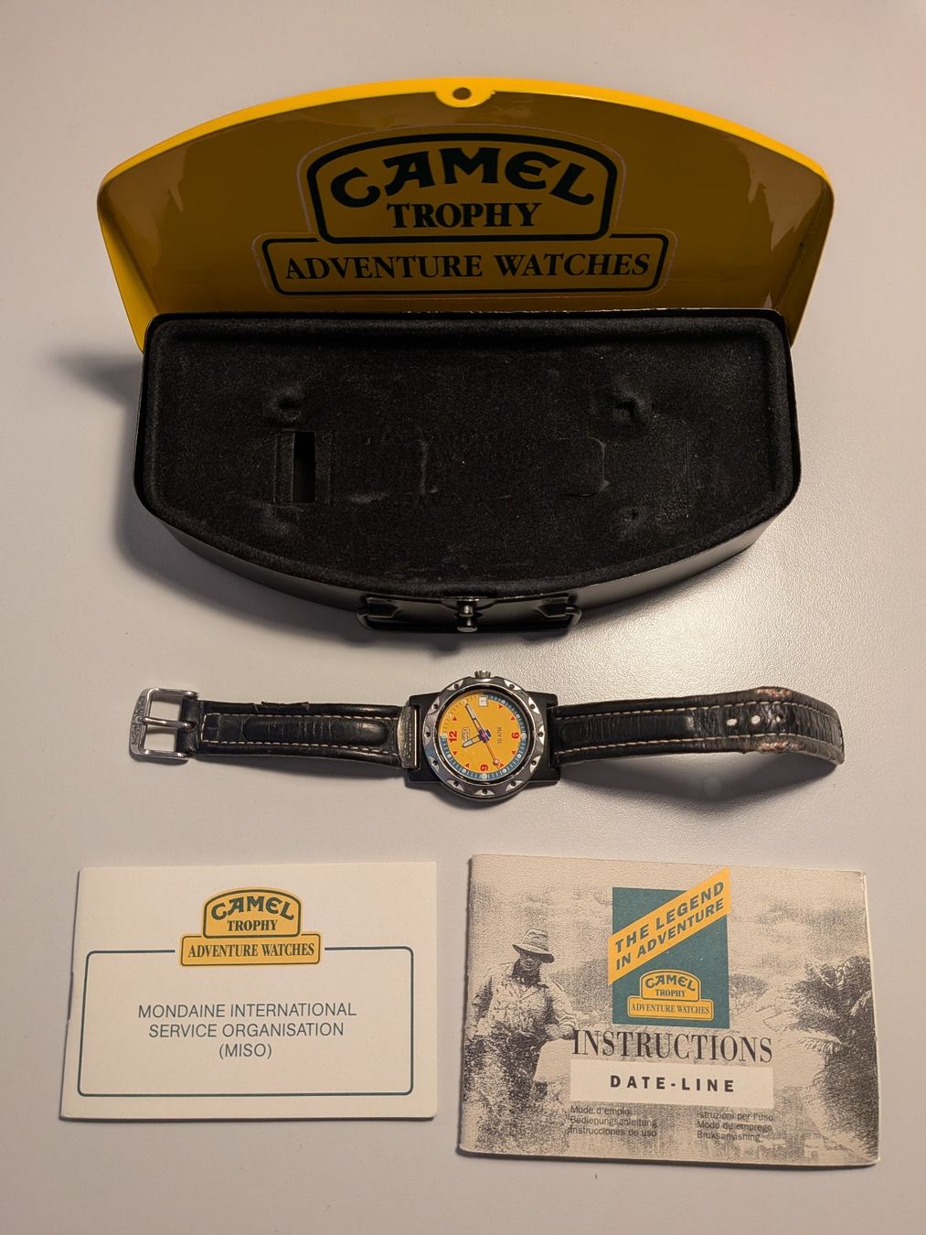 Camel Orologi: Montre Camel Date-Line de 1992 – Usato da Payerne venduto da ber_82s7