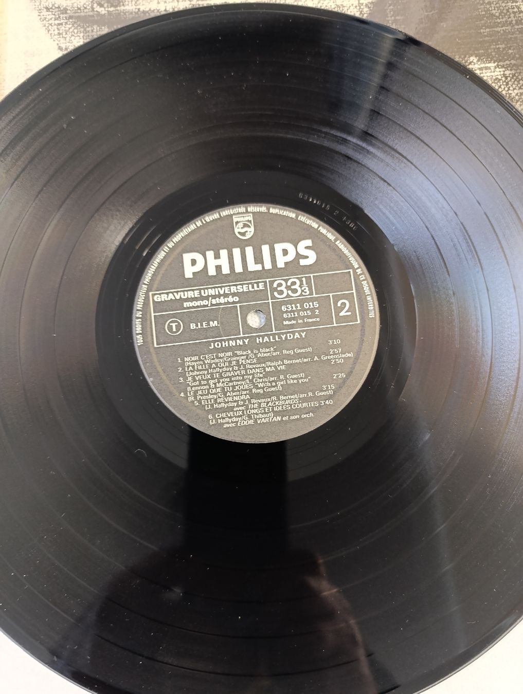 Schallplatten: Johnny Hallyday, "La génération perdue", disque 33t. , 1966 – Gebraucht aus Avry-sur-Matran von dav_nm5p 4
