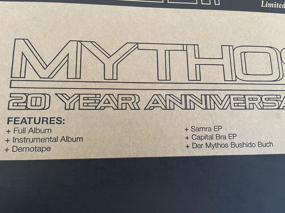 CD: Bushido Mythos 20 Year Anniversary Limited Box Edition! – Nuovo e nell'imballaggio originale da Horw venduto da ariezze 4