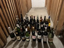 Diverse Weinsammlung, inkl. Tinguely Drinkart.