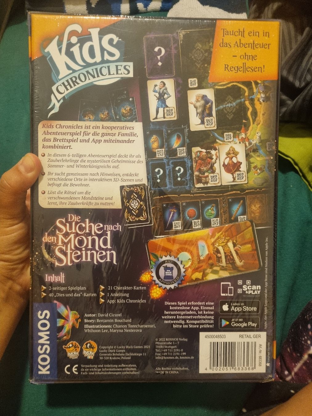 Kosmos Giochi: Kids Chronicles : Jeu de Société – Nuovo e nell'imballaggio originale da Fribourg venduto da jarmilka 1