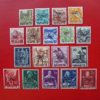 Dienstmarken: SDN Nr.71-80 tolle Halbmondstempel (selten)