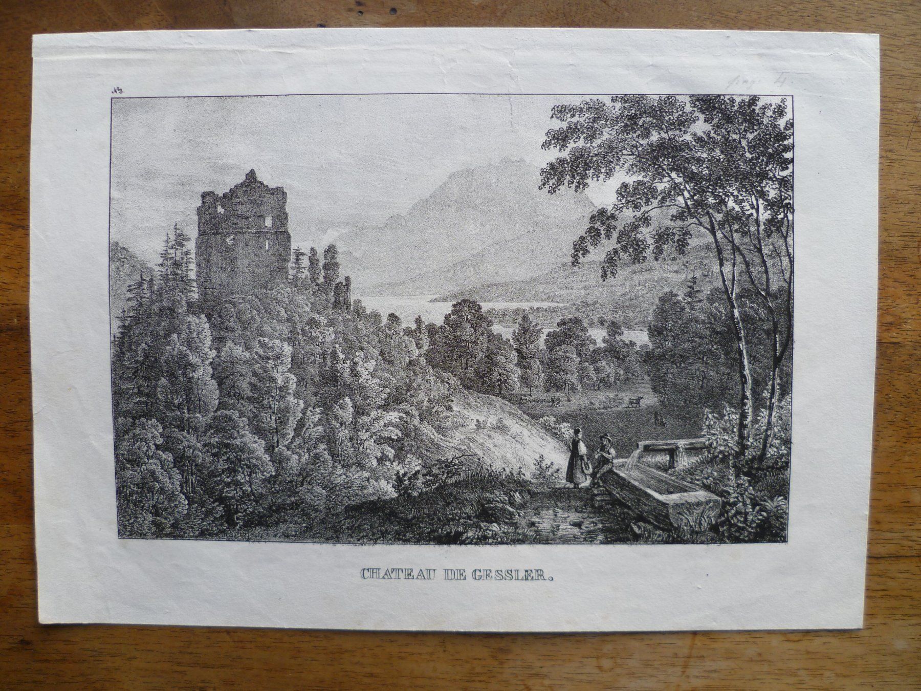 Incisioni: CHATEAU DE GESSLER – Nuovo (secondo la descrizione) da Bevaix venduto da bohrap