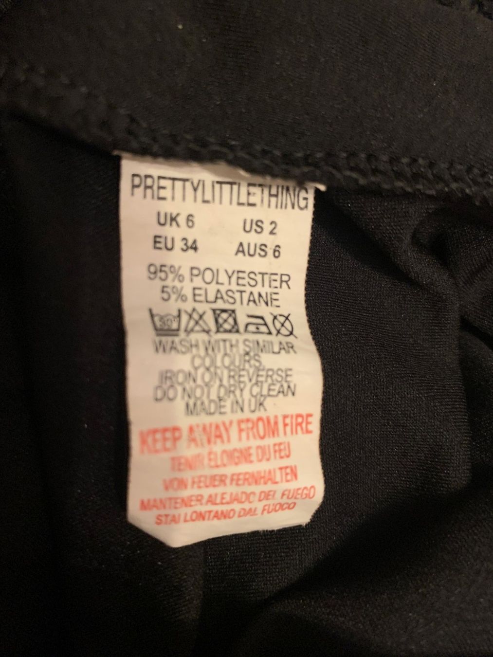 Vestiti: Schwarzes Minikleid PrettyLittleThing Gr. 34 – Usato da Rosshäusern venduto da MiJoDoOl 3