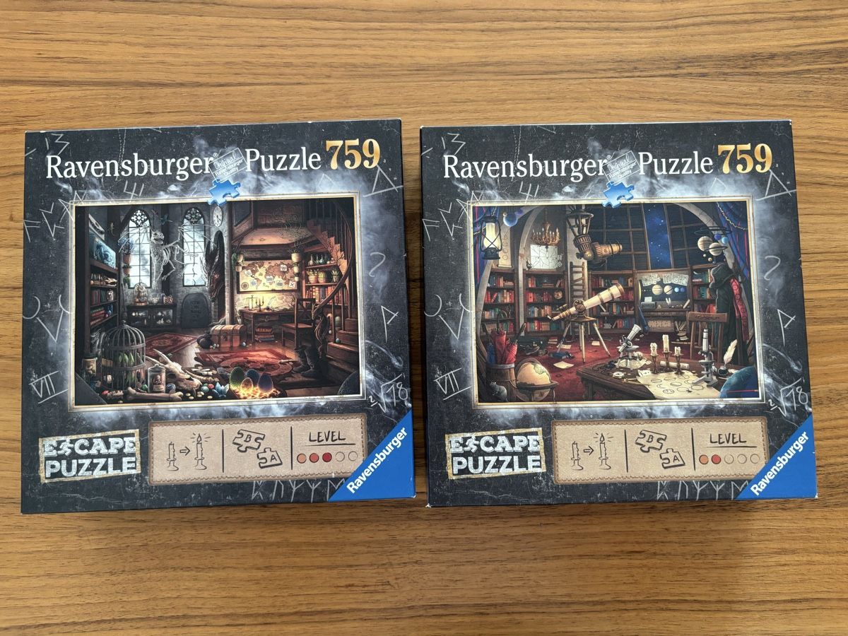 Ravensburger Puzzle: Ravensburger Escape Puzzle 759 2 Stk. – Usato da Kestenholz venduto da marina_w01