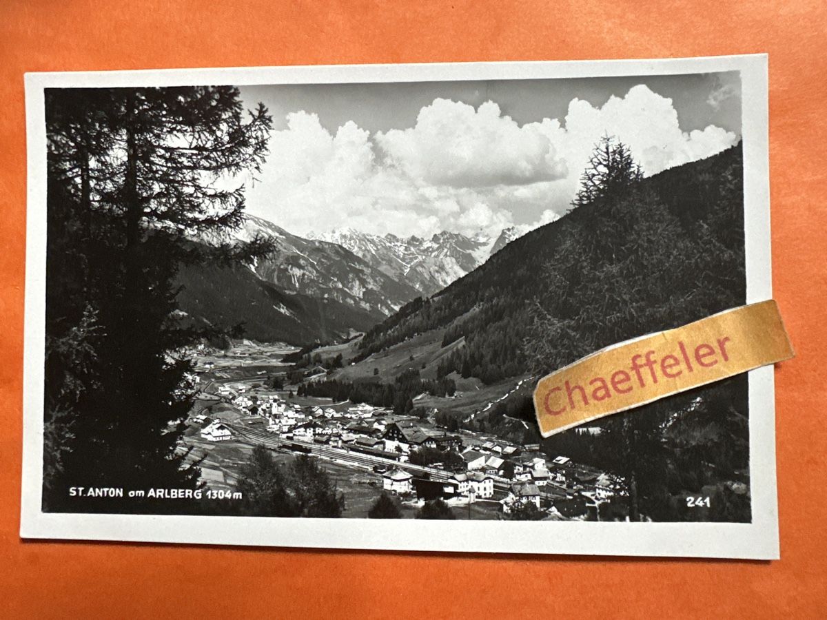 Cartoline postali: 1950 St. Anton am Arlberg – Usato da Zürich venduto da Chaeffeler