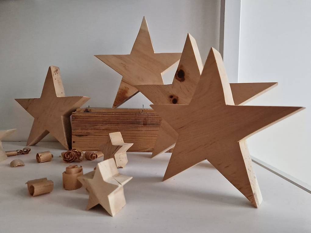 Articoli in legno: Stern aus schweizer Arvenholz ca 17cm – Nuovo e nell'imballaggio originale da Thun venduto da Schneeflckli 3