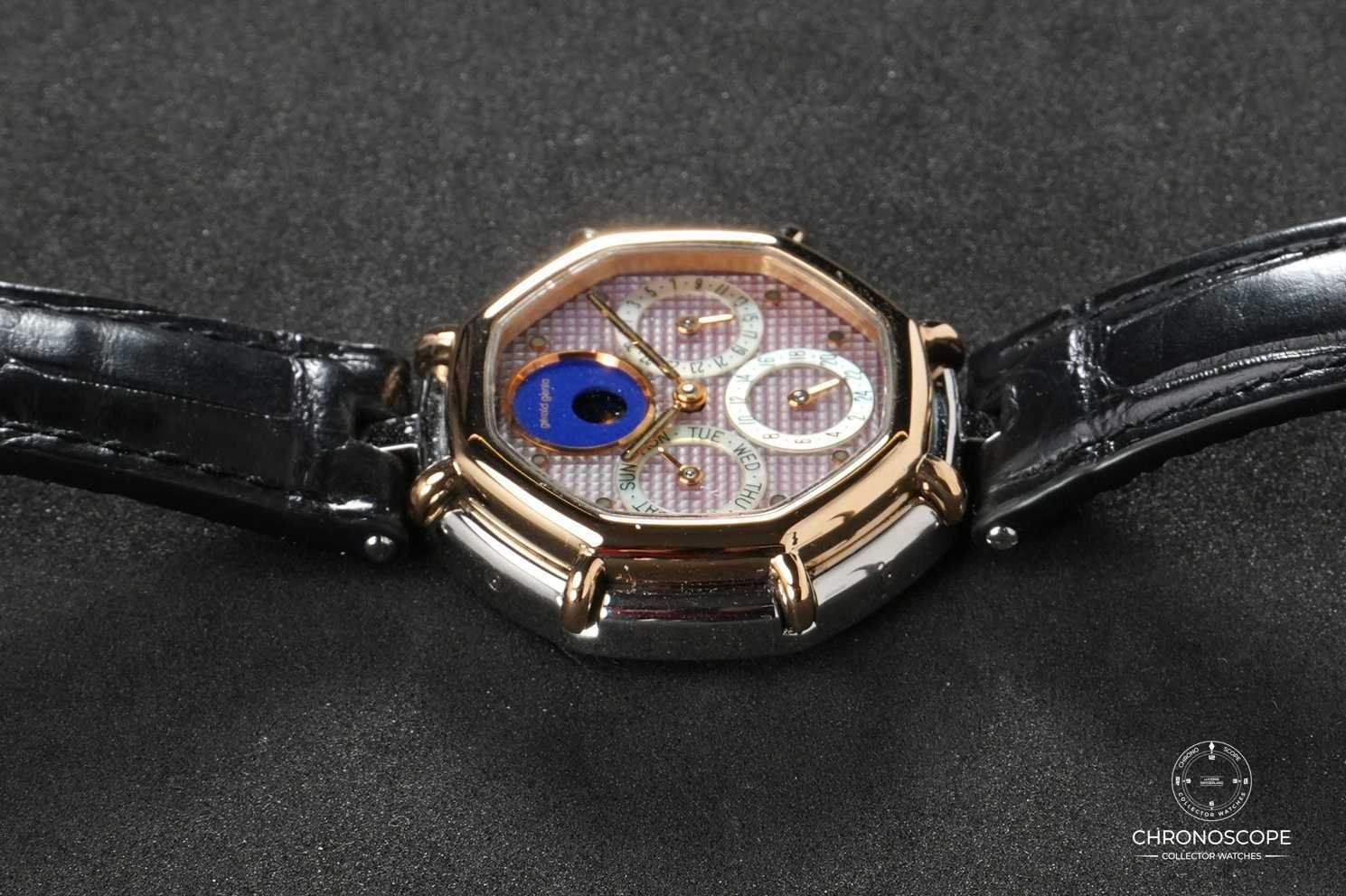 Orologi: Gerald Genta Octo Calendar Reference G.2983.7 guilloché – Usato da Luzern venduto da ChronoScope6004 4