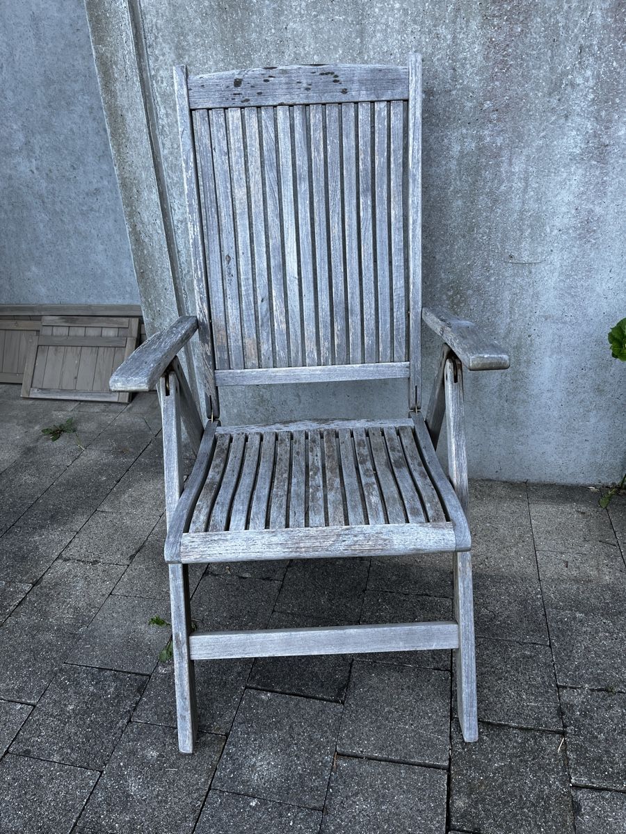 Pfister Sedie: Garten Stuhl Teak Möbel Pfister – Usato da Winterthur venduto da Sabbia99