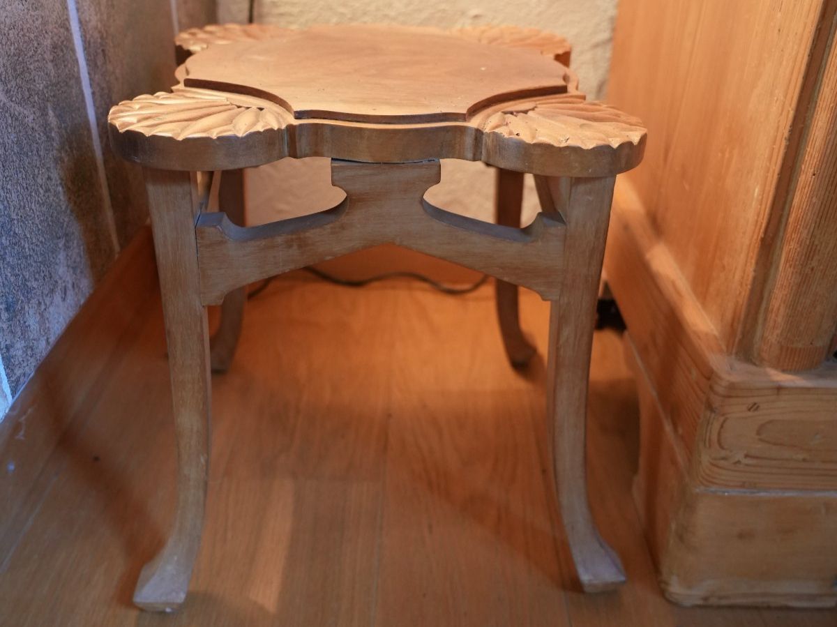 Tabourets: Hocker aus Holz mit Schnitzereien – D'occasion à Neuenhof par mar_ft5b 1